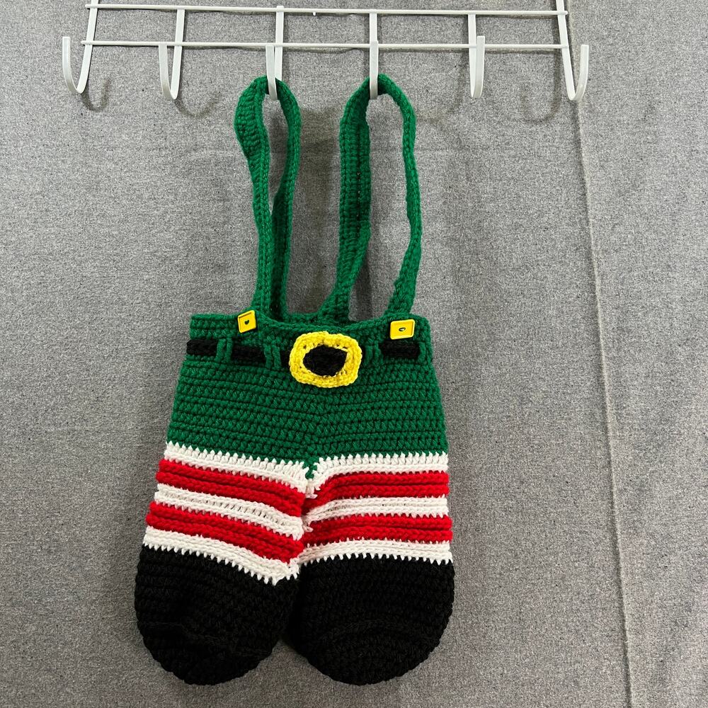 Christmas Bags Knitting Pattern Green Purse